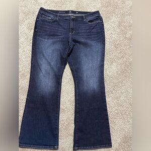 St. John's Bay Dark Blue Flare Jeans